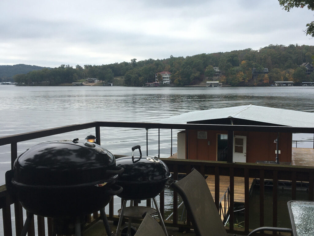 BBQ Grills Fishing Shack Lake View