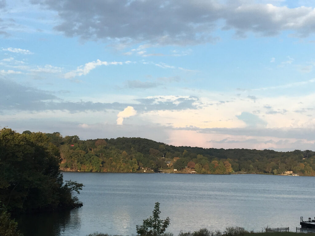 Blue Skies Blue Lake