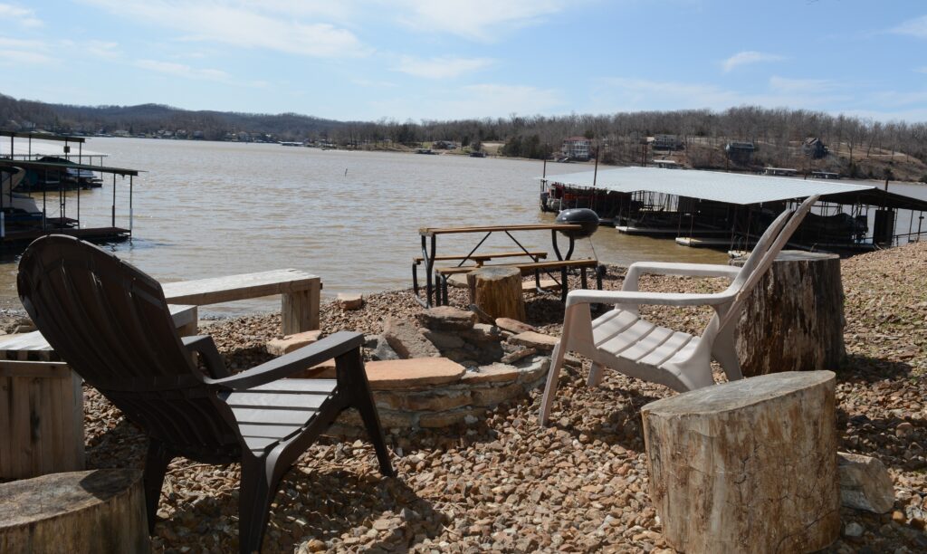 Bonfire Area at the Lake