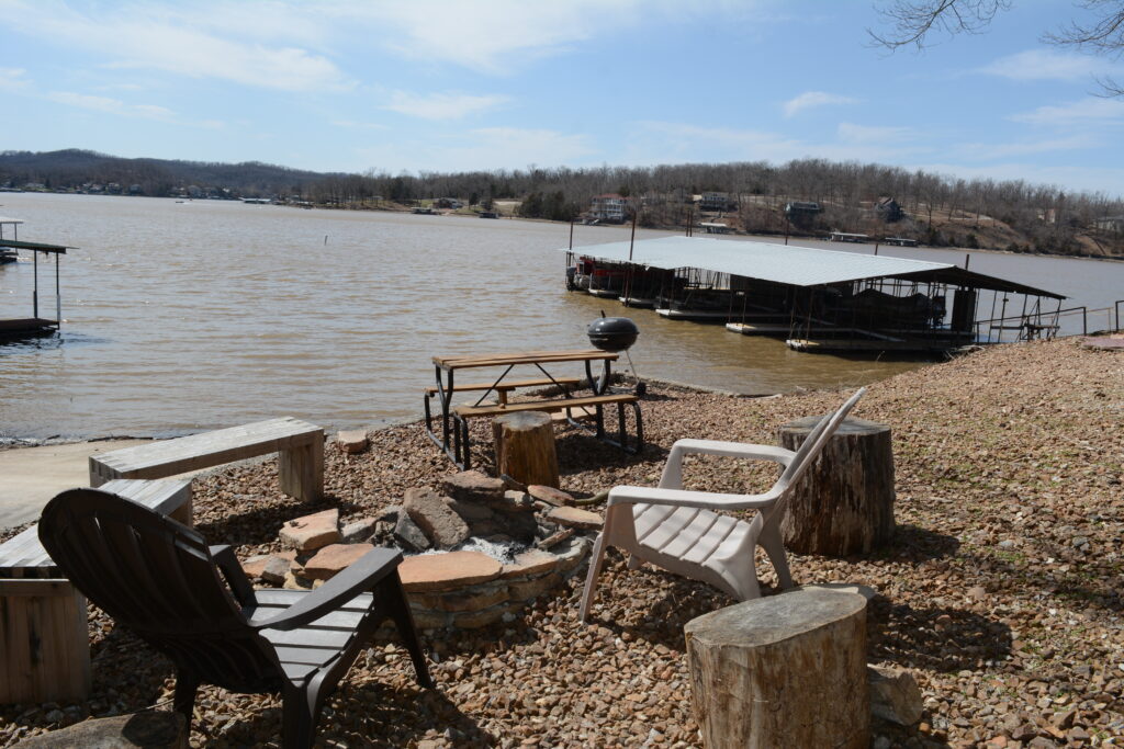 Bonfire Gathering Area at the Lake